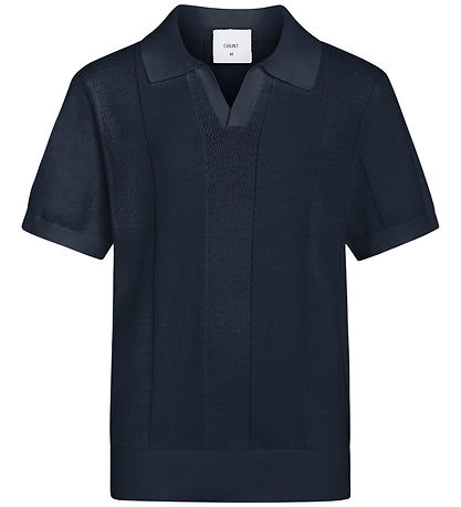 Grunt Polo - Strick - GRRanne - Navy
