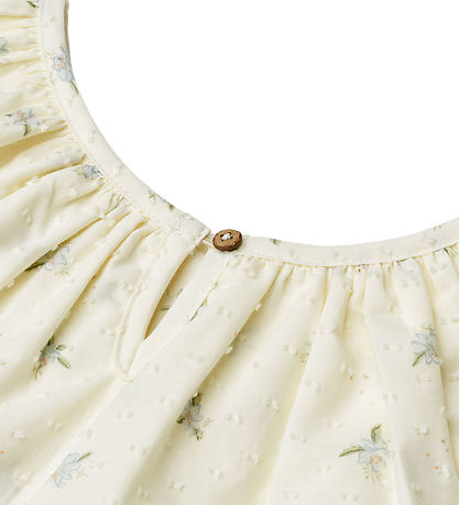 Wheat Dress - Bitten - Blue Flowers