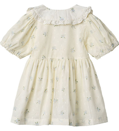 Wheat Kleid - Adele - Blue Blumen m. Spitze Wheat Kleid - Adele - Blue Blumen m. Spitze