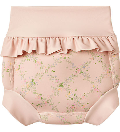 Wheat Swim Diaper - UV40+ - Powder Checked Flowers