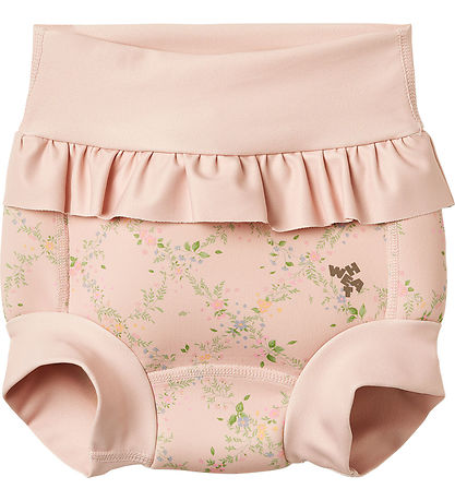 Wheat Swim Diaper - UV40+ - Powder Checked Flowers