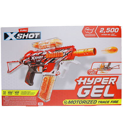 X-Shot Gel Blaster - Motoriserad - Hyper Gel Trace Fire - 2500 G X-Shot Gel Blaster - Motoriserad - Hyper Gel Trace Fire - 2500 G