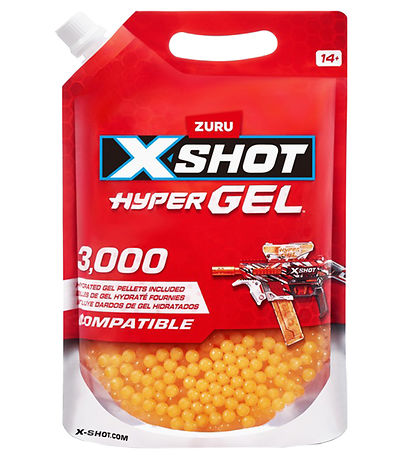 X-Shot Gel balls - Hyper Gel - 3000 pcs - Refill Pack