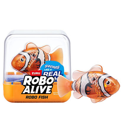 Robo Alive Bath Toy - Robo Fish - Orange
