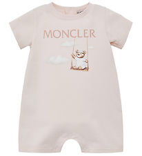Moncler Summer Romper - Pink w. Print