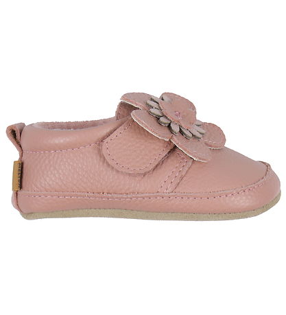 Melton Soft Sole Leather Shoes - Daisy - Ash Rose