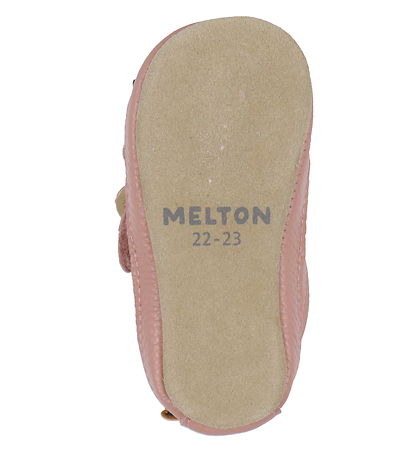Melton Soft Sole Leather Shoes - Daisy - Ash Rose
