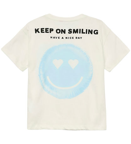 Vero Moda Girl T-shirt - VmPhotostatic - Snow White/Balloon