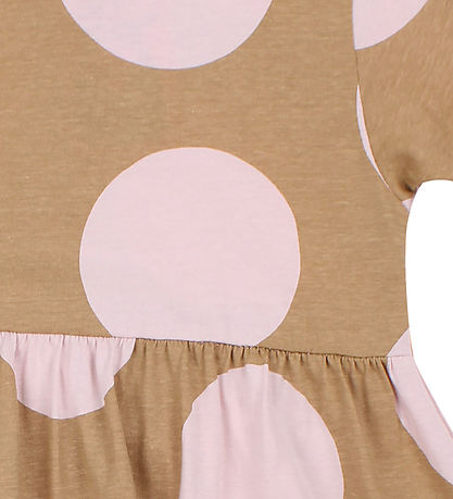 Danefæ Dress - Danebasic Lollipop - Light Rose/Beige BIG Dots