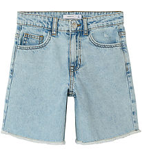 Shorts Name It - Noos - NkfBella - Light Blue Bleched Denim Shorts Name It - Noos - NkfBella - Light Blue Bleched Denim