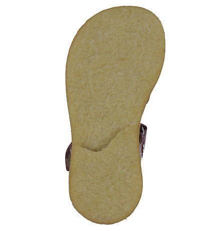 Angulus Sandals - Berry w. Flowers