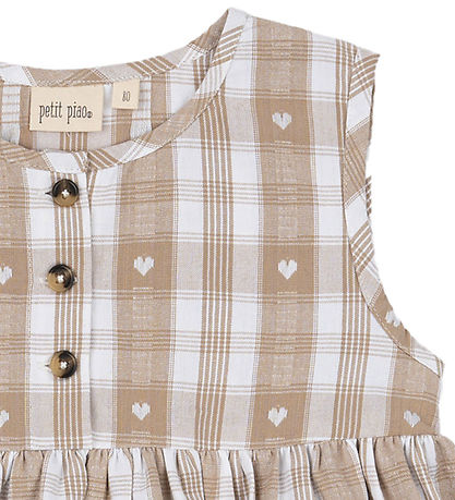 Petit Piao Dress - Off White Heart