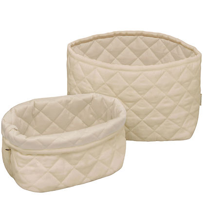 Cam Cam Storage Baskets - 2-Pack - 22x15/24x17 cm - Praline