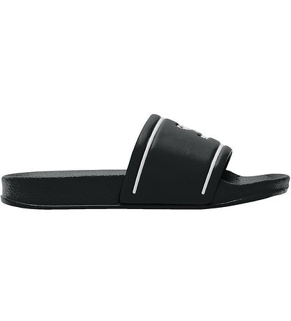 Sandales de Plage Hummel - Pool Slide Jr - Noir/Blanc