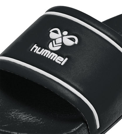 Sandales de Plage Hummel - Pool Slide Jr - Noir/Blanc