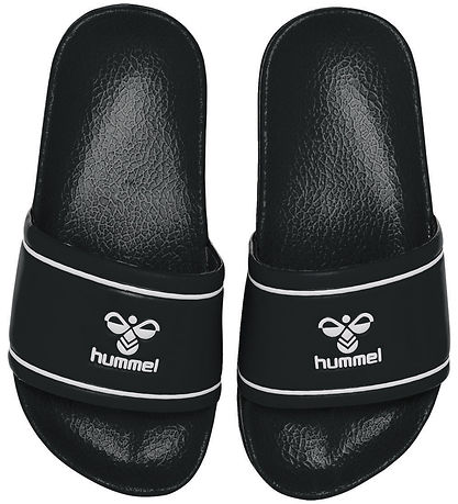 Sandales de Plage Hummel - Pool Slide Jr - Noir/Blanc