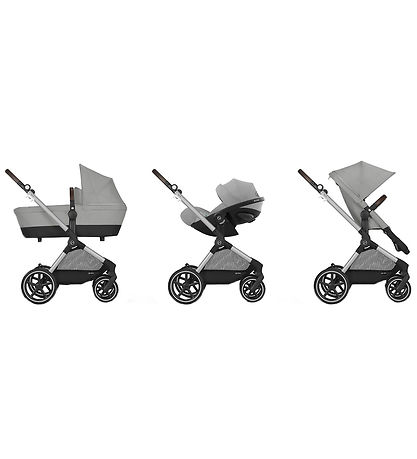 Poussette/Landau Cybex - Eos Lux - 2 en 1 - Stone Grey
