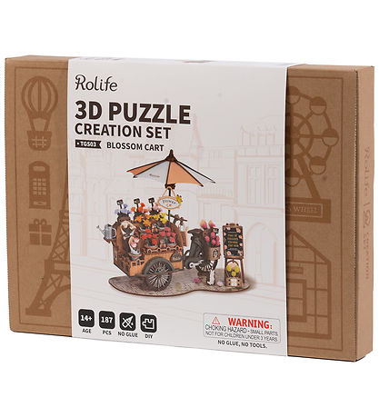 Rolife Miniatur-Diorama - DIY - Blossom Warenkorb TGS03 - 187 Te