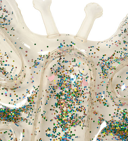 SunnyLife Uimapatja - 112x85 cm - Perhonen - Cotton Candy/Glitte