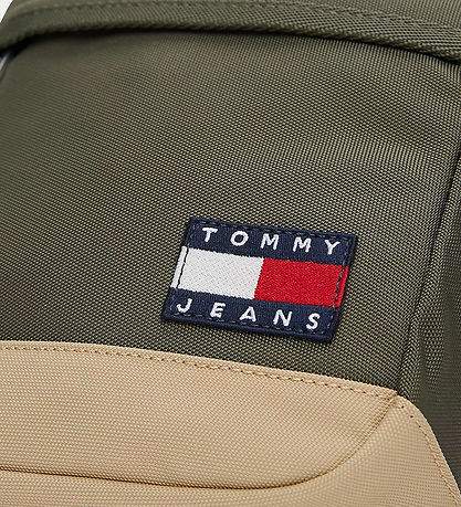 Tommy Hilfiger Shoulder Bag - Ace Daily - Pewter/Green Tommy Hilfiger Shoulder Bag - Ace Daily - Pewter/Green