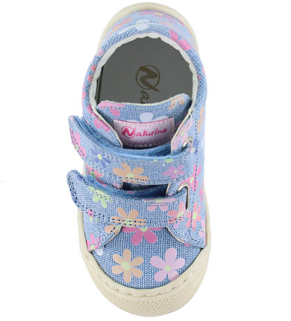 Naturino Sko - Cocoon VL Canvas - Celeste