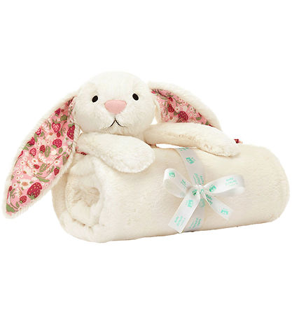 Jellycat Kærateppi - 70x56 cm - Blossom Cream Bunny Berry