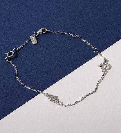 Bracelet Design Letters - Ruth Anchor Breloque Lock - Argent Bracelet Design Letters - Ruth Anchor Breloque Lock - Argent
