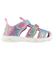 Hummel Sandals - Velcro Infant - White/Multicolour Glitter