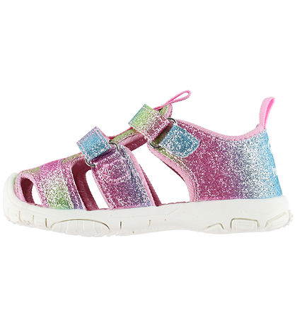 Hummel Sandals - Velcro Infant - White/Multicolour Glitter