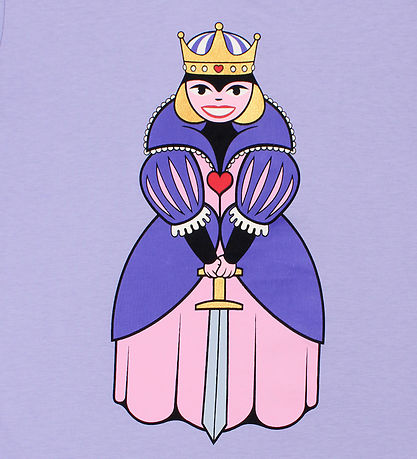 Danefæ T-shirt - Danebasic - Purple Queen Your Friend Danefæ T-shirt - Danebasic - Purple Queen Your Friend
