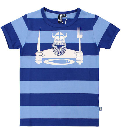 Danefæ T-shirt - Danesigurd - Skipper Blue/Waterblue Eating