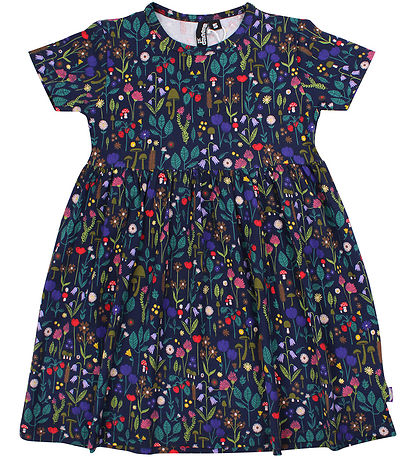 Danefæ Dress - Dane shelffish Modal - Navy Botanical