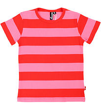 Danefæ T-shirt - Danestory - Summer Red/Bright Pink Danefæ T-shirt - Danestory - Summer Red/Bright Pink