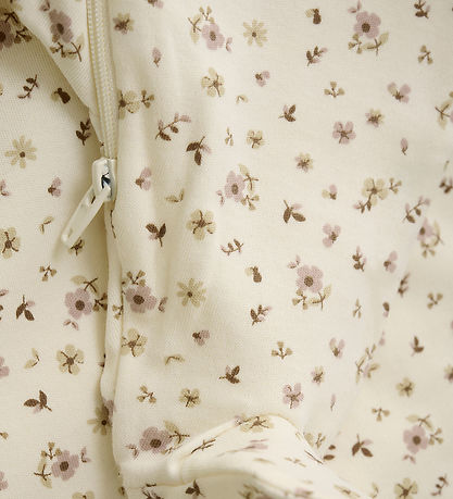 Fixoni Nightsuit M/f - Shadow Gray w. Flowers Fixoni Nightsuit M/f - Shadow Gray w. Flowers