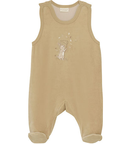 Fixoni Romper w. Bodysuit l/s - Velvet - Sesame