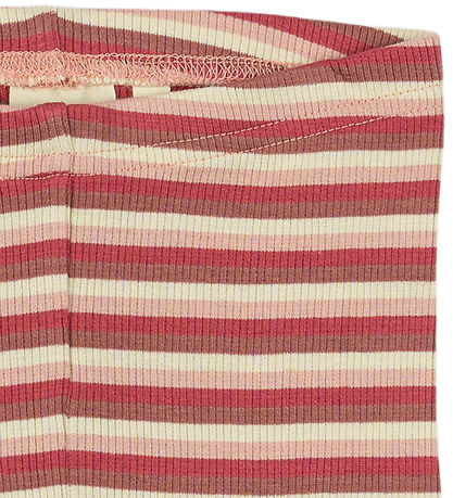 Leggings Petit Piao - Rib - Modal - Light Berry Multi Stripe Leggings Petit Piao - Rib - Modal - Light Berry Multi Stripe