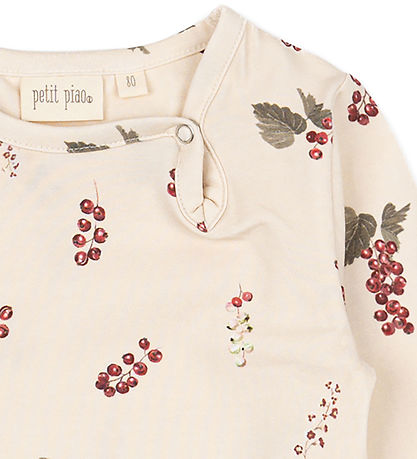 Petit Piao Bodysuit l/s - Berry