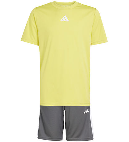 adidas Performance Shorts Set - J TR-ES 3S - Pursul/White