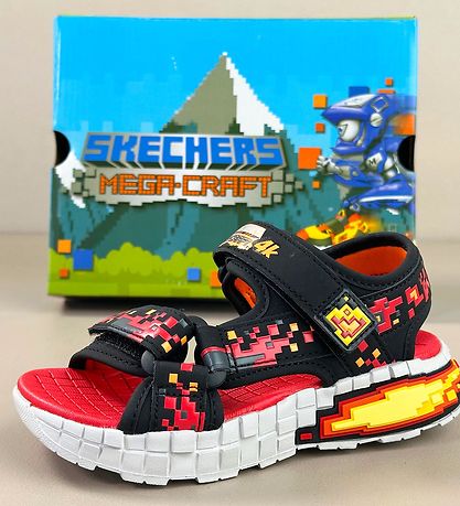 Skechers Sandals - MEGA- Splash 4K - Black/Ed