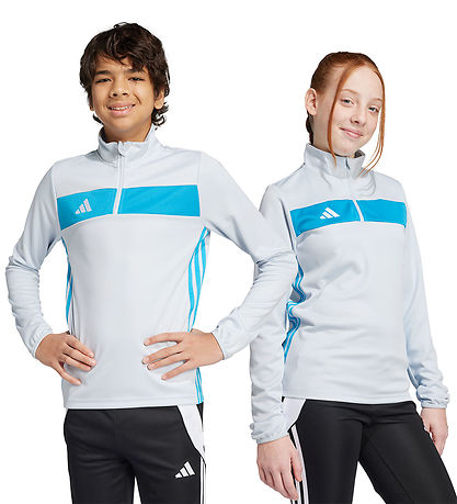 adidas Performance Training shirt - Tiro ES - Light blue/Shocya/