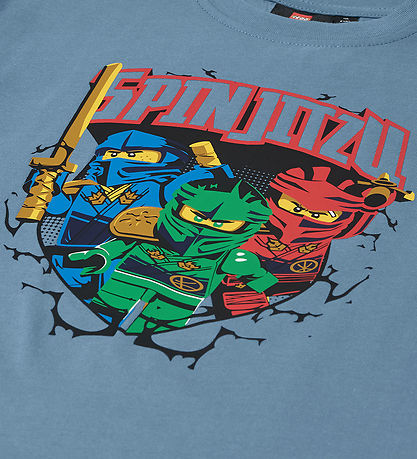 LEGO® Wear Ninjago T-shirt - LwTaffy - Dusty Blue