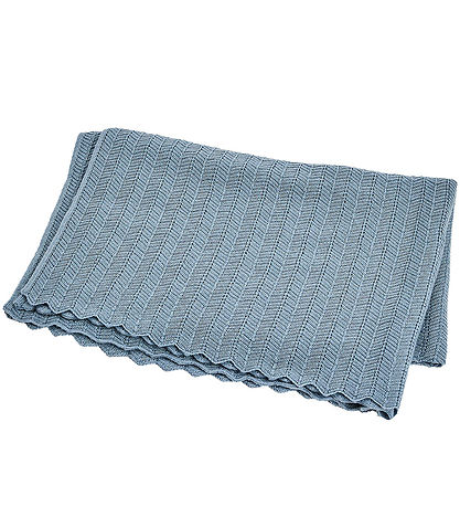 Smallstuff Kuscheldecke - Wolle - 80x100 cm - Fischgrätmuster - 