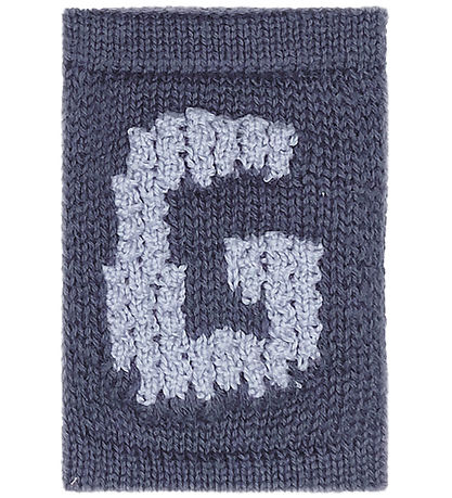 Smallstuff Knitted Letter - G - Blue Alphabet
