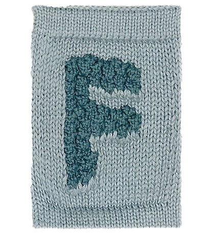 Tricoté Lettre Smallstuff - F - Bleu Alphabet