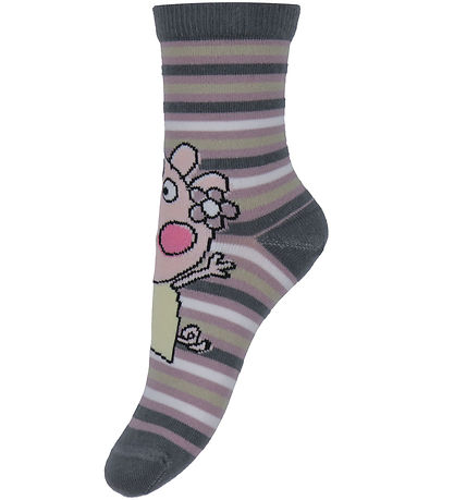 Name It Socks - Peppa Pig - 3-Pack - Nmfdassa - Elderberry