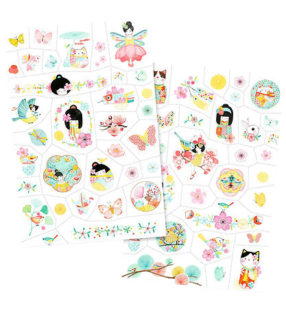 Djeco Tattoos - Sakura - 50+ Tattoos