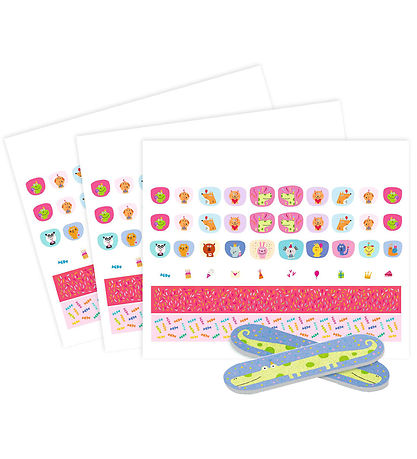 Ongles Autocollants Djeco - 120 pièces - Happy Anniversaire !