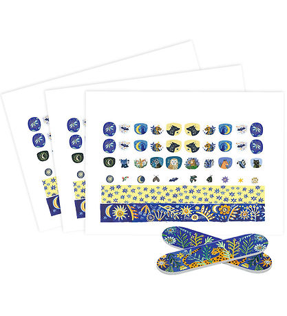 Djeco Nails Stickers - 120 pcs - Moonlight Reflections
