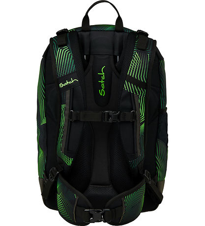 Satch School Backpack - Air - Seismic Green
