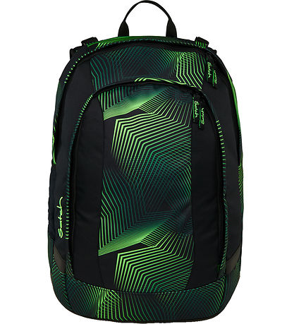 Satch School Backpack - Air - Seismic Green